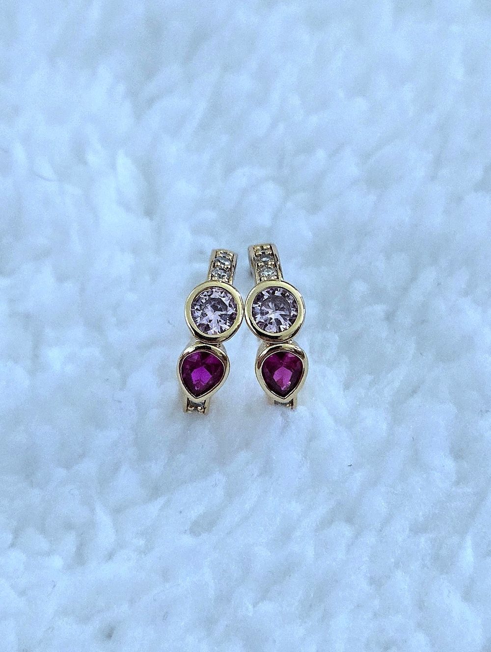 Kate Spade♠️ "Bubbly🫧 Bezel" Hoop Earrings - NWT